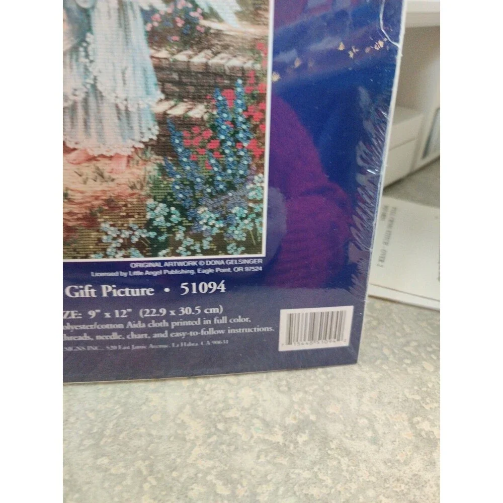 Candamar Designs An Angel's Gift #51094 Embellished cross stitch kit 9